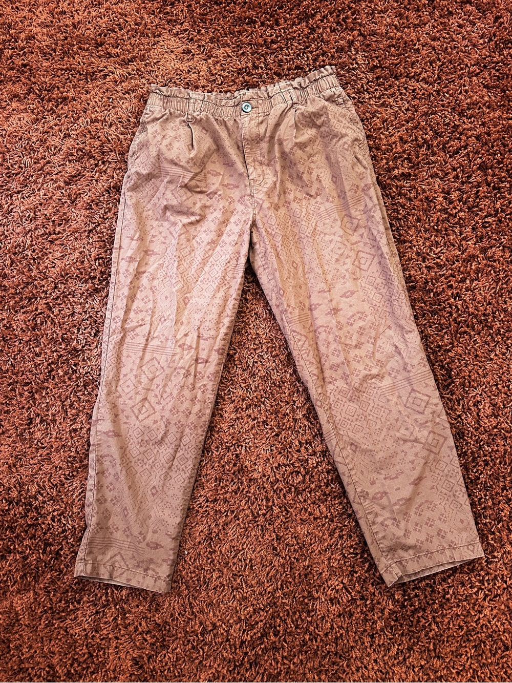Sonoma Women's Aztec Pull-On Crop Pants